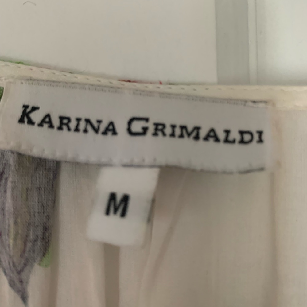 Karina Grimaldi Floral Cotton Dress - Picture 6 of 6